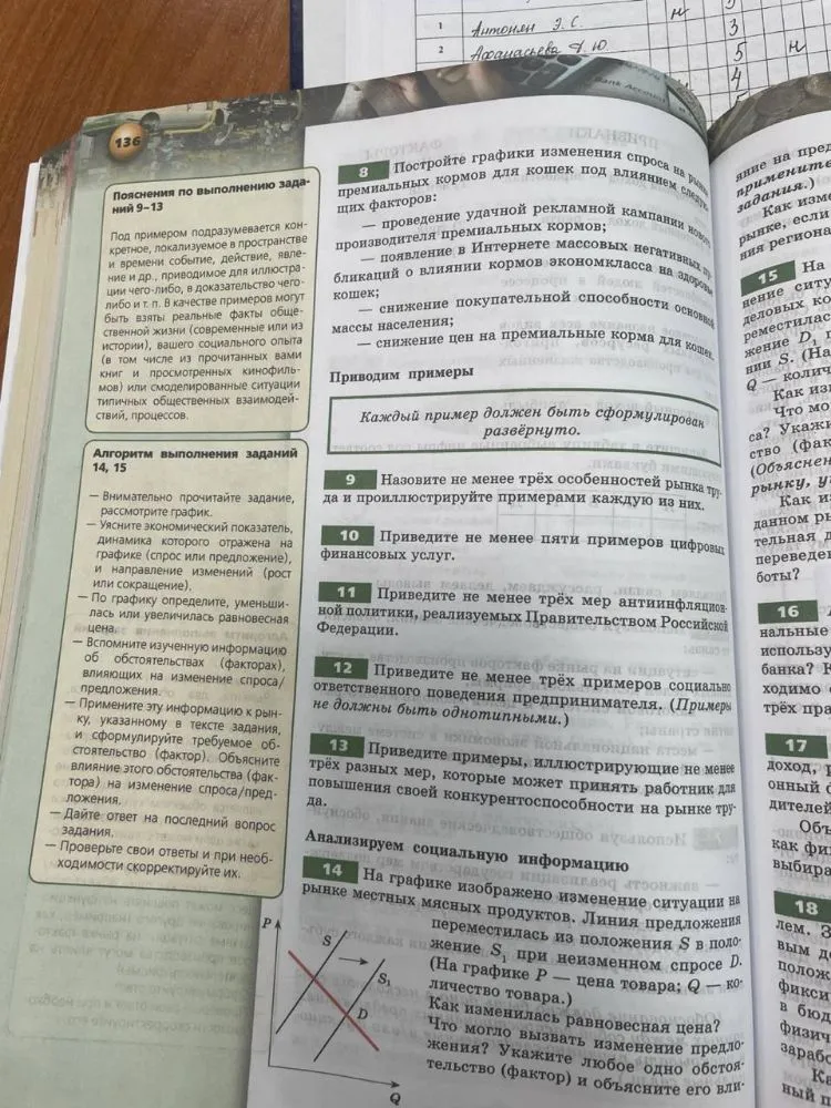 На графике изображено изменение ситуации на рынке местных мясных продуктов. Линия предложения переместилась из положения S в положение S1 при неизменном спросе D.