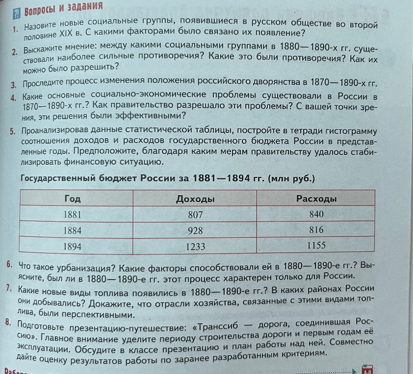 Назовите новые социальные группы, появившиеся в русском обществе во второй половине XIX в. С какими факторами было связано их появление?