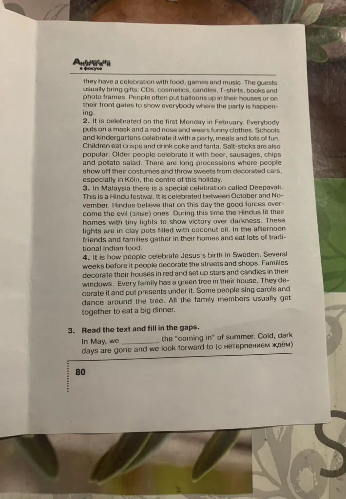 Match the titles to the texts. One title is extra.