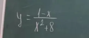 Найти область определения функции y = (1-x)/(x^2+8)