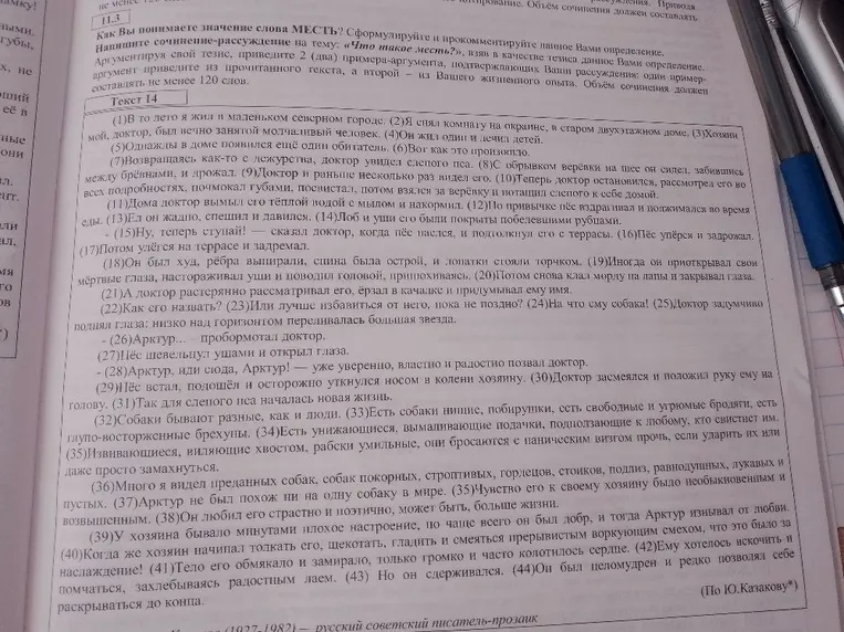 проанализировать текст и выбрать самое главное о человечности в два предложения