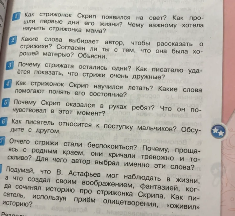 Как стрижонок Скрип появился на свет? Как прошли первые дни его жизни? Чему важному хотела научить стрижонка мама?