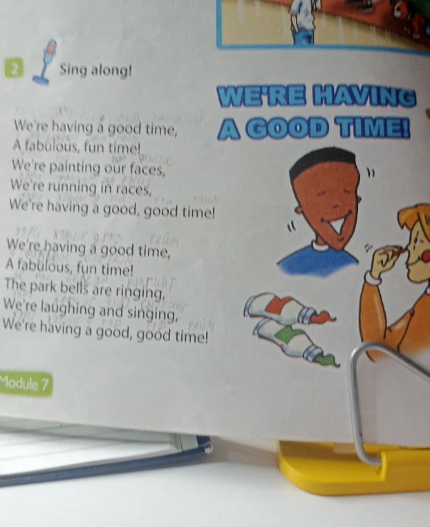 Переведите текст песни 'We're having a good time!'