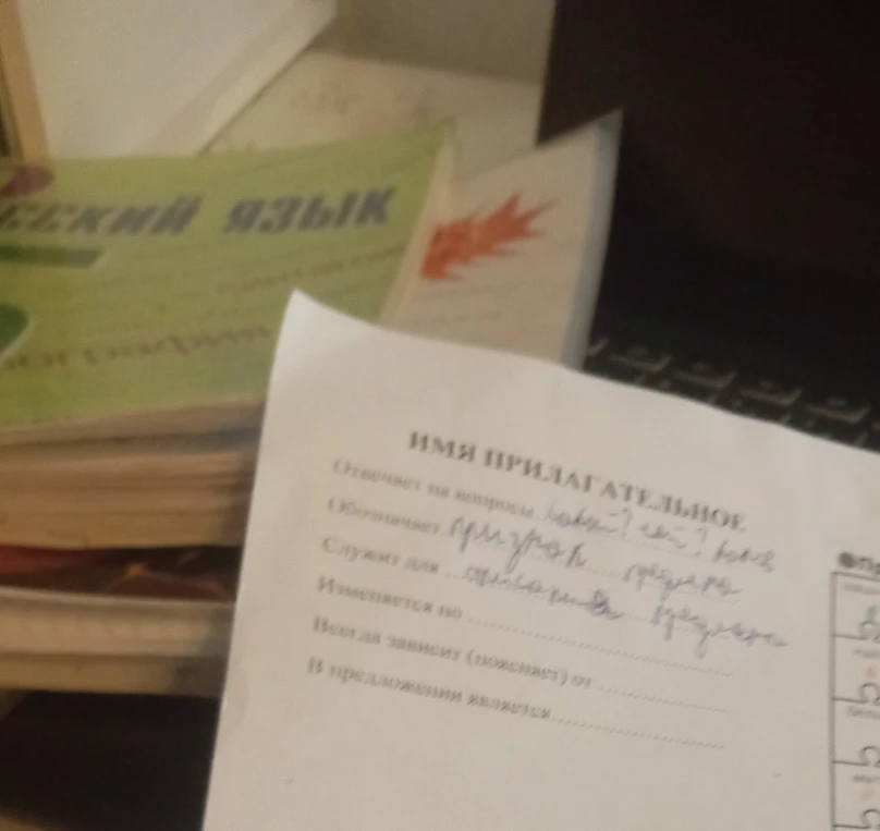 ИМЯ ПРИЛАГАТЕЛЬНОЕ. Отвечает на вопросы какой? какая? какое? какие?