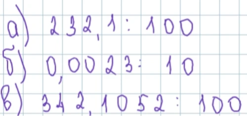 а) 232,1 : 100