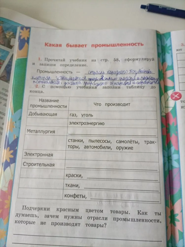 Какая бывает промышленность