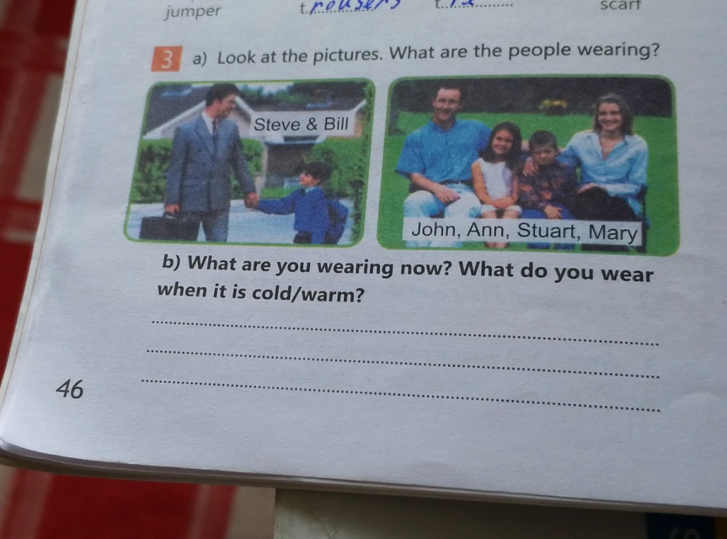 What are you wearing now? What do you wear when it is cold/warm?