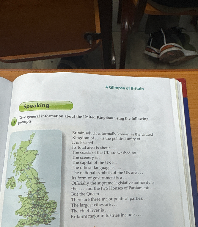 Give general information about the United Kingdom using the following prompts.
