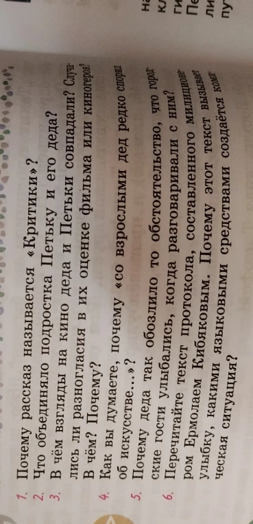 1. Почему рассказ называется «Критики»?