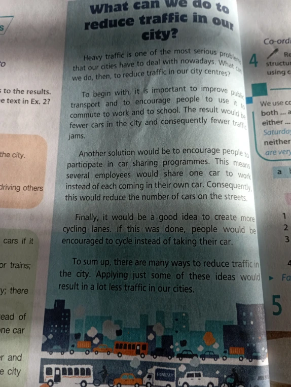 What can we do to reduce traffic in our city?