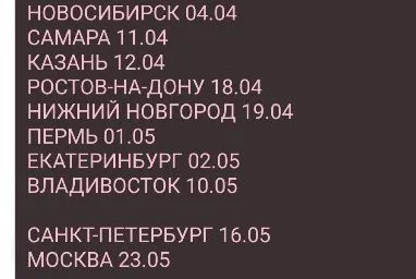 какой из этих городов самый ближний к Тюмени