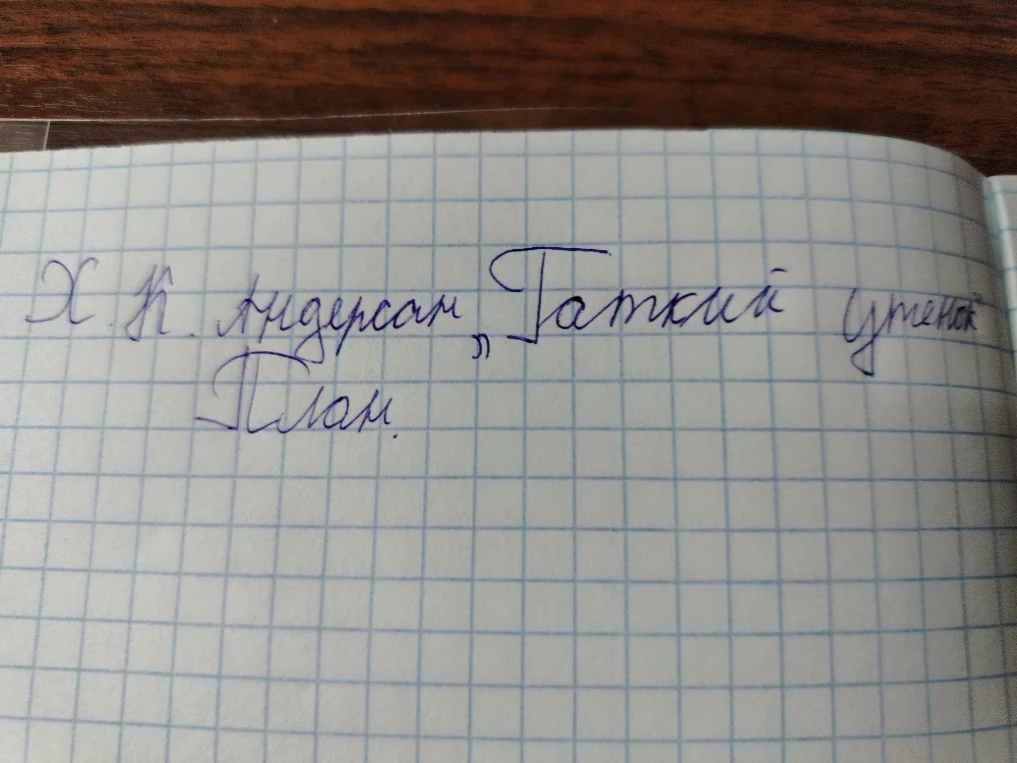 Х.К. Андерсен «Гадкий утенок». План.