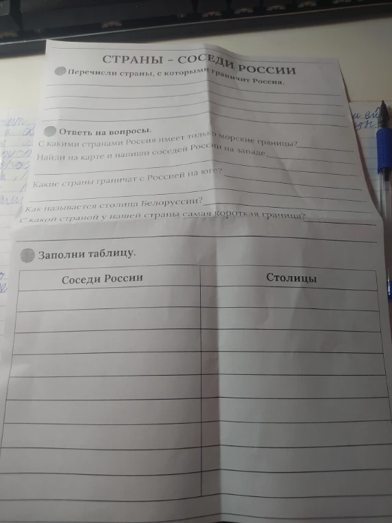 Перечисли страны, с которыми граничит Россия.