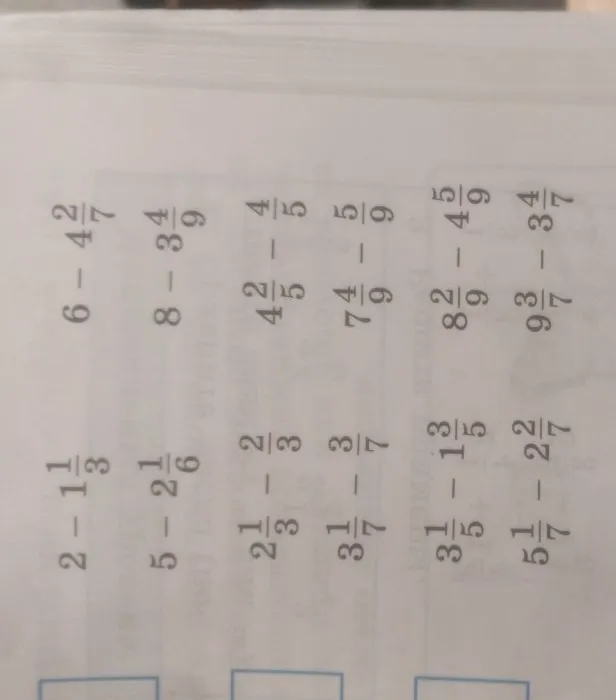 2 - 1 1/3