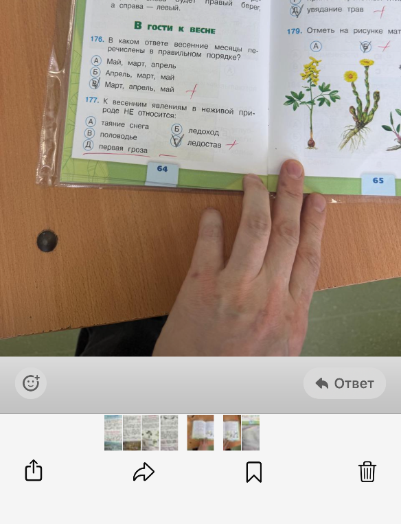 176. В каком ответе весенние месяцы перечислены в правильном порядке?