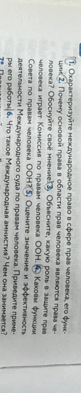 Охарактеризуйте международное право в сфере прав человека, его функции.