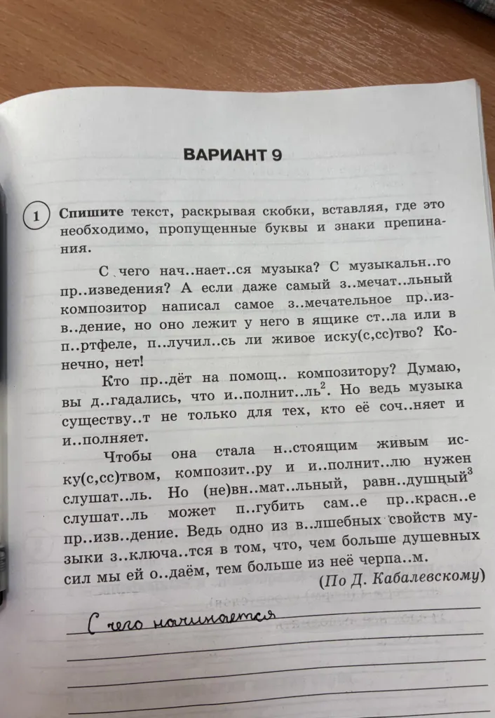 Спишите текст, раскрывая скобки, вставляя, где это необходимо, пропущенные буквы и знаки препинания.