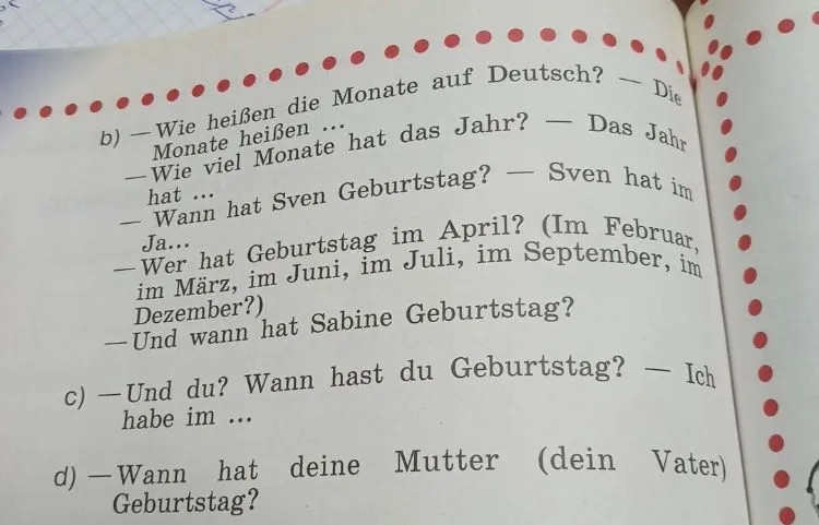 Wie heißen die Monate auf Deutsch? — Die Monate heißen ...