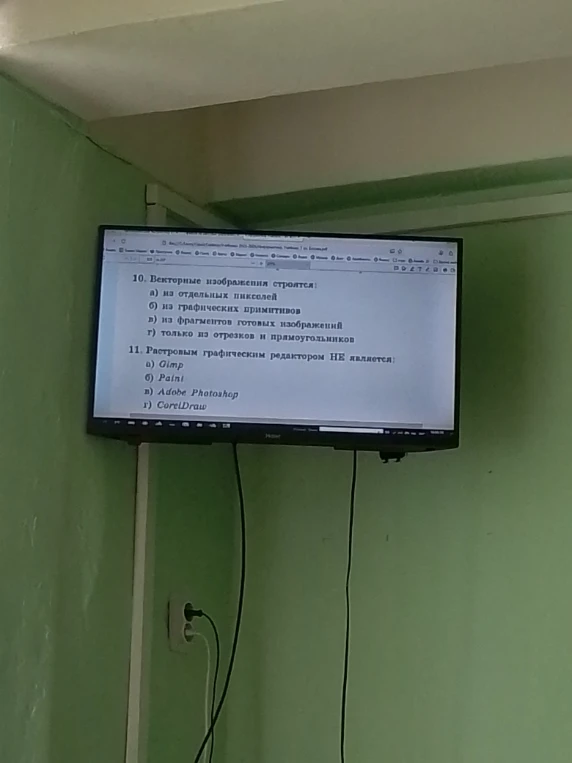 10. Векторные изображения строятся: