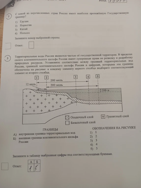 С какой из перечисленных стран Россия имеет наиболее протяженную Государственную границу?