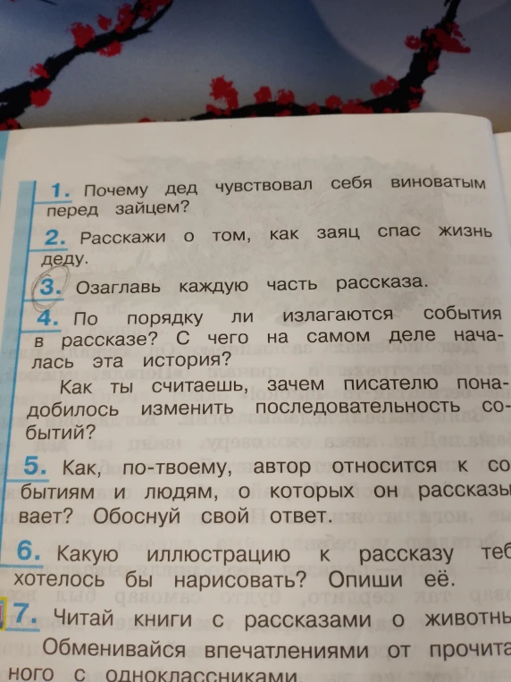 1. Почему дед чувствовал себя виноватым перед зайцем?