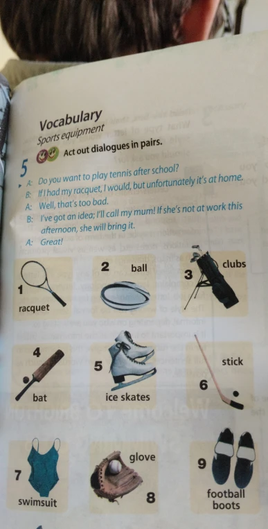 Act out dialogues in pairs.