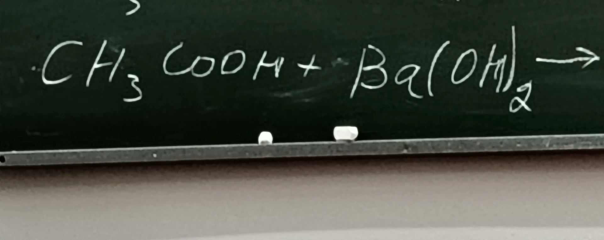 CH3COOH + Ba(OH)2 ->