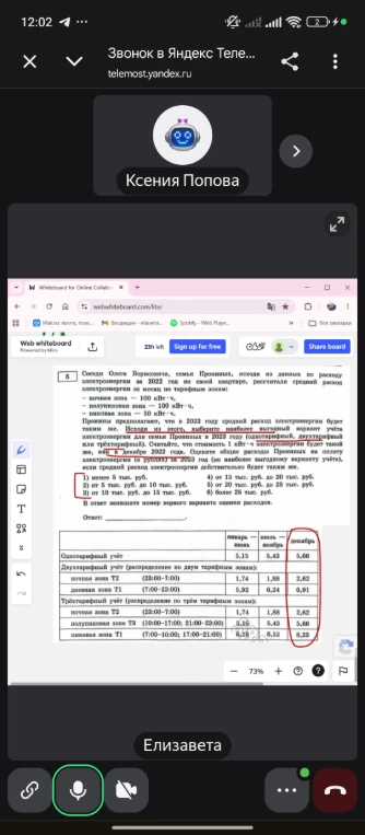 Соседи Олега Борисовича, семья Прониных, исходя из данных по расходу электроэнергии за 2022 год по своей квартире, рассчитали средний расход электроэнергии за месяц по тарифным зонам