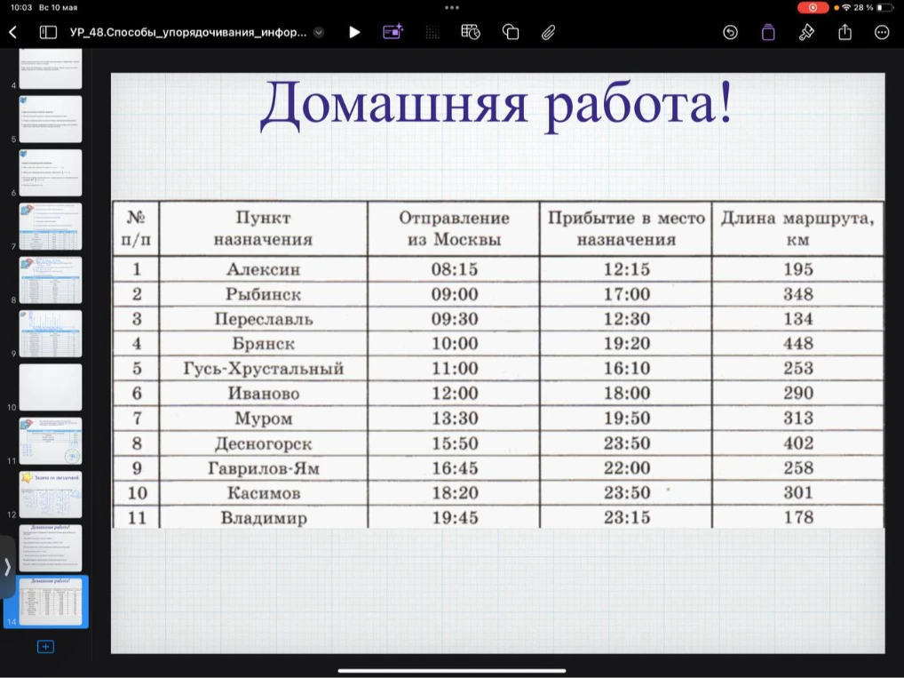 В какое время автобус отправляется в Десногорск?