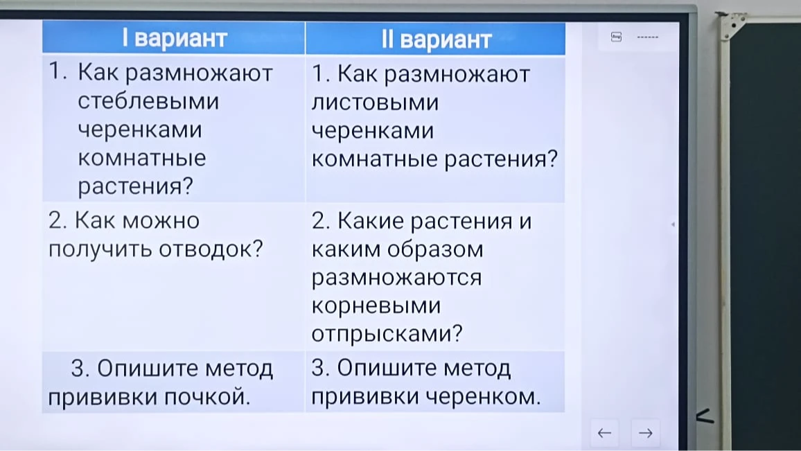 I вариант
1. Как размножают стеблевыми черенками комнатные растения?