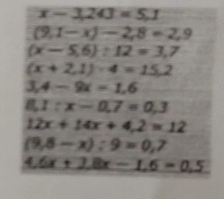 x - 3,243 = 5,1