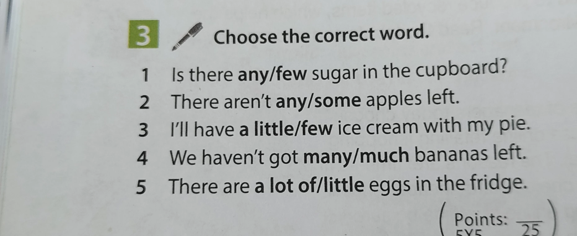 Choose the correct word.