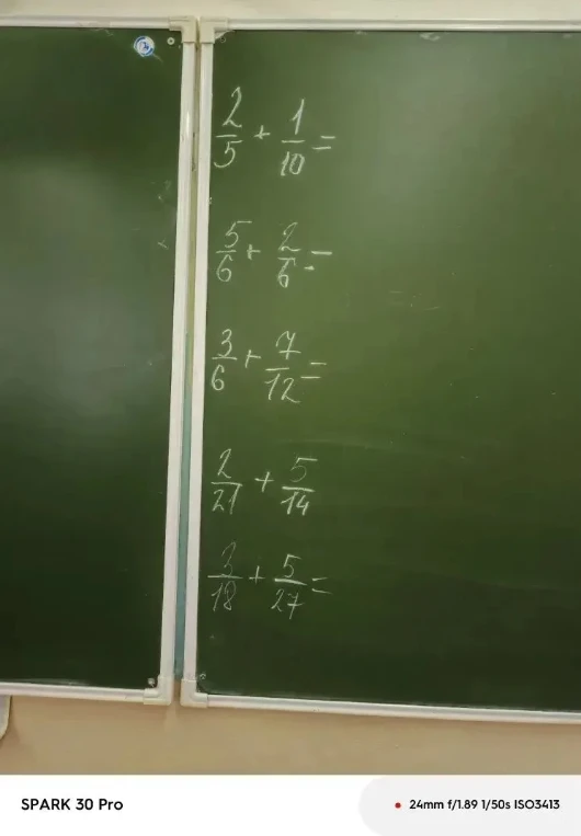 2/5 + 1/10 =
