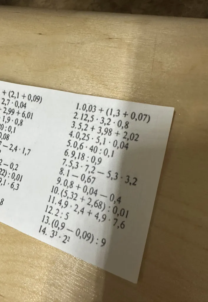 0,03 + (1,3 + 0,07)