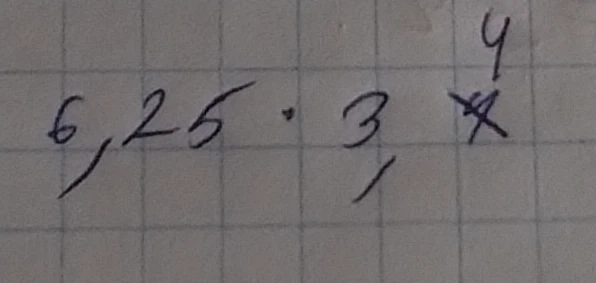 6,25 * 3,4
