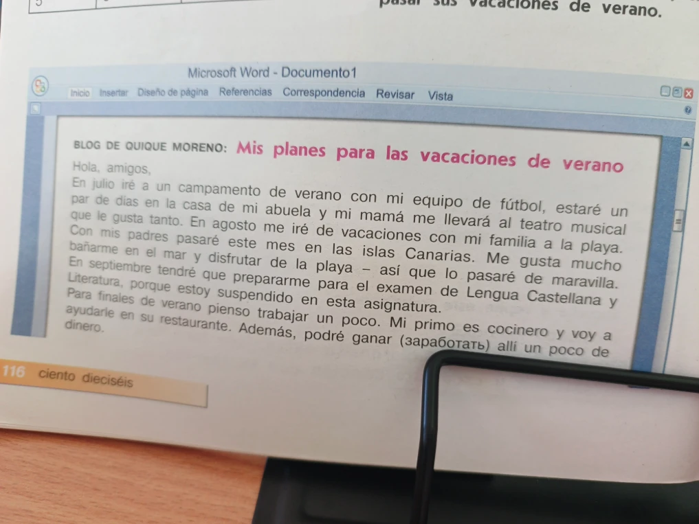 BLOG DE QUIQUE MORENO: Mis planes para las vacaciones de verano
