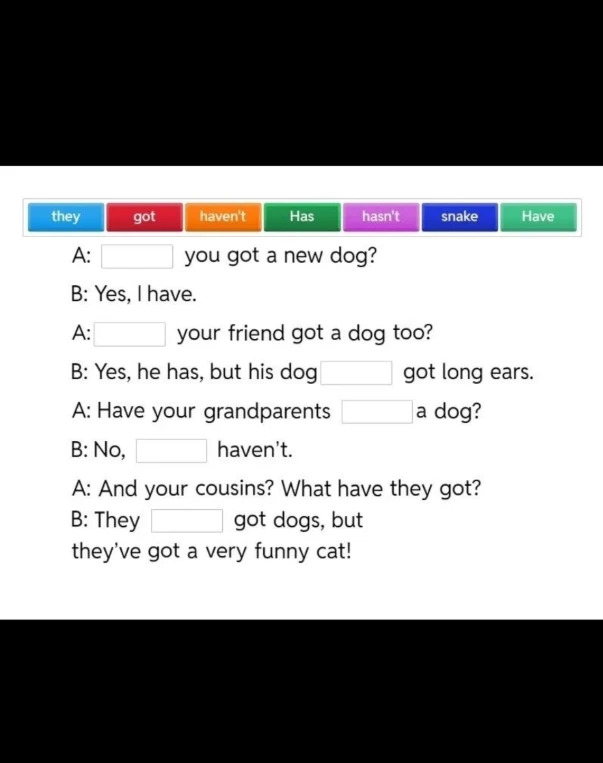 Have you got a new dog?