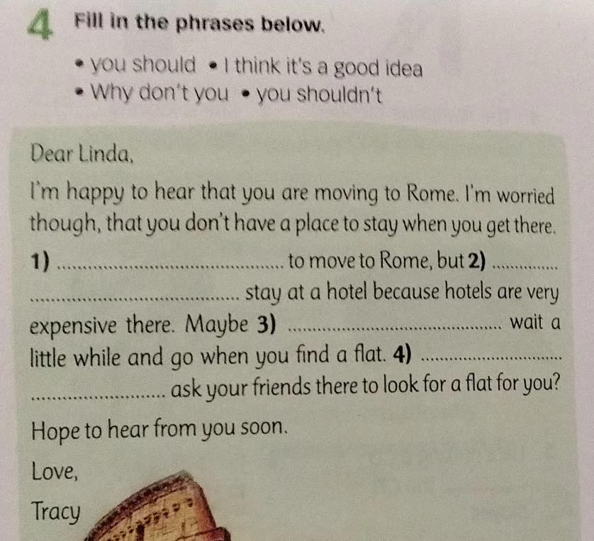 Fill in the phrases below.