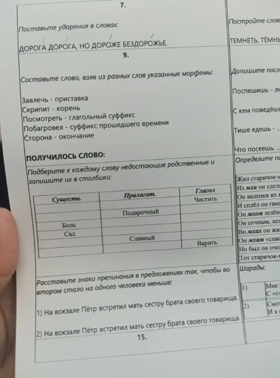Поставьте ударения в словах: ДОРОГА ДОРОГА, НО ДОРОЖЕ БЕЗДОРОЖЬЕ.