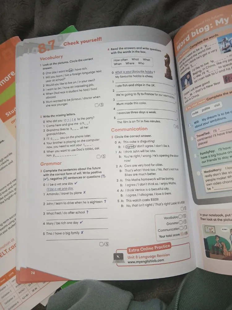 4 Read the answers and write questions with the words in the box.
