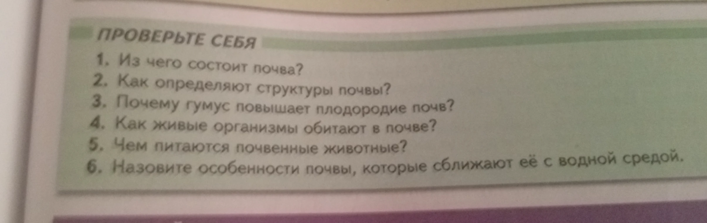 Из чего состоит почва?