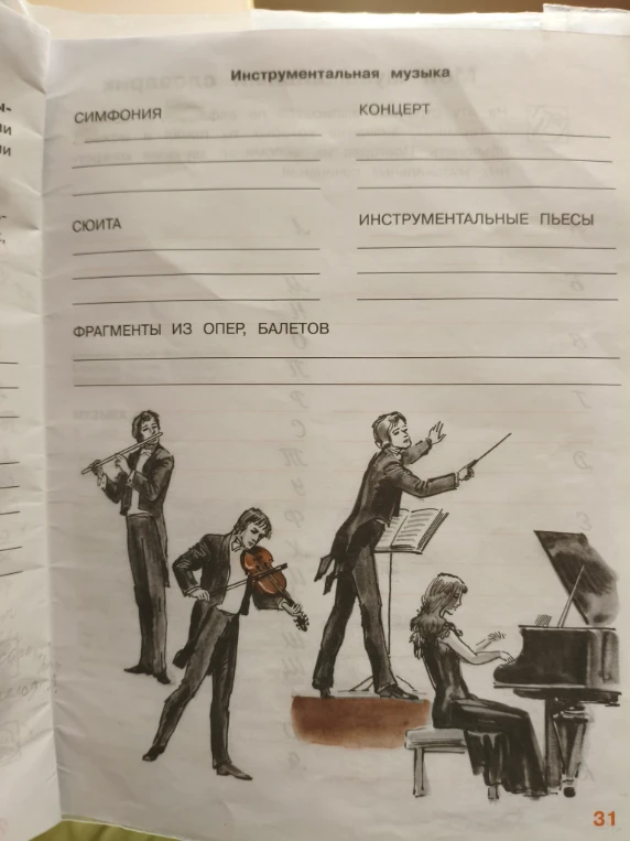 Инструментальная музыка СИМФОНИЯ КОНЦЕРТ СЮИТА ИНСТРУМЕНТАЛЬНЫЕ ПЬЕСЫ ФРАГМЕНТЫ ИЗ ОПЕР, БАЛЕТОВ