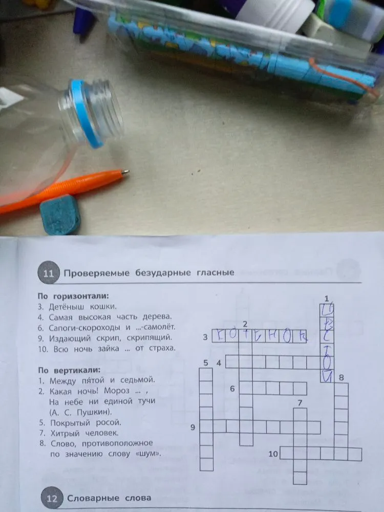 11 Проверяемые безударные гласные
