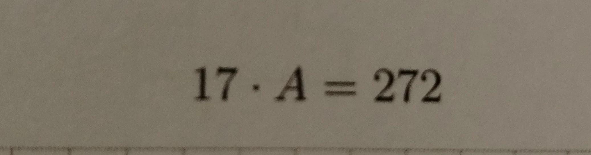 17 · A = 272