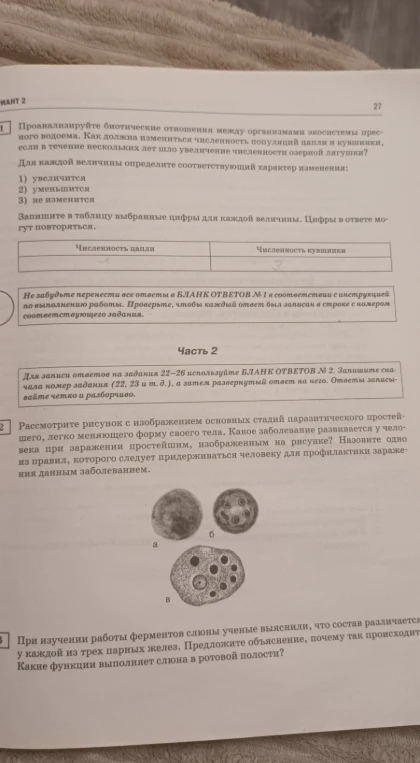 Проанализируйте биотические отношения между организмами экосистемы пресного водоема.