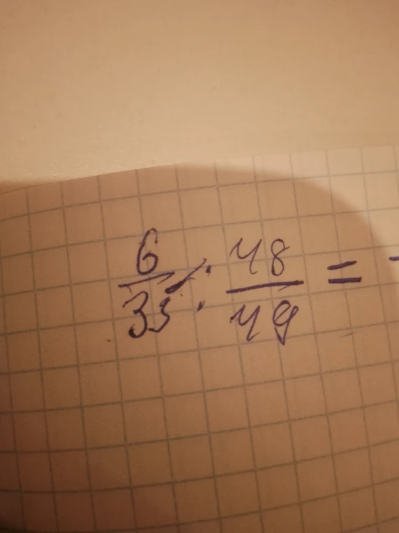 6/35 : 48/49 =