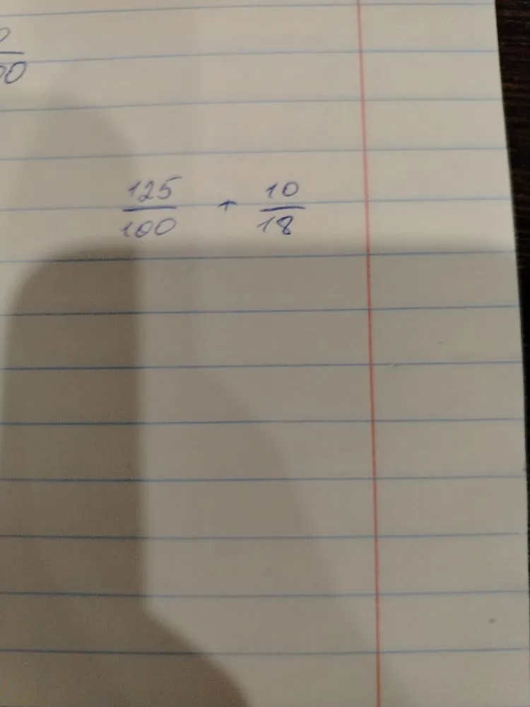 125/100 + 10/18