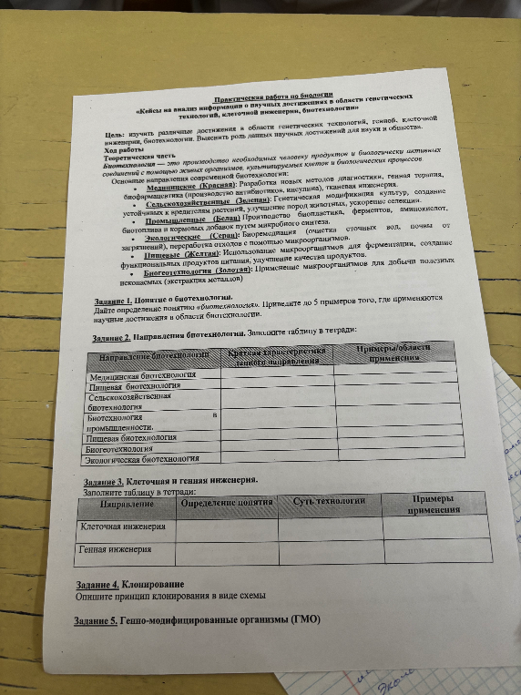 Задание 4. Клонирование. Опишите принцип клонирования в виде схемы