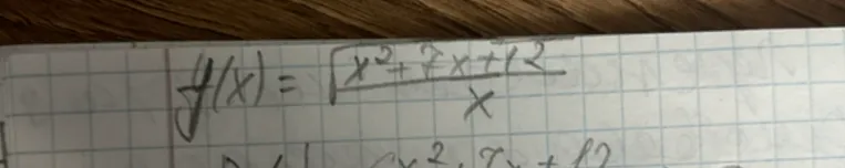 y(x) = sqrt((x^2+7x+12)/x)