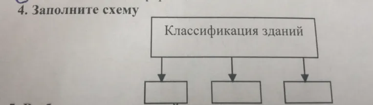 4. Заполните схему